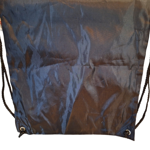 Disney Cruise Line Royal Court Royal Tea Souvenir Black Cinch Backpack NEW - Picture 3 of 3